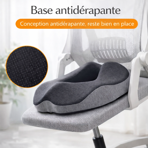 coussin coccyx ergonomique pour chaise de bureau